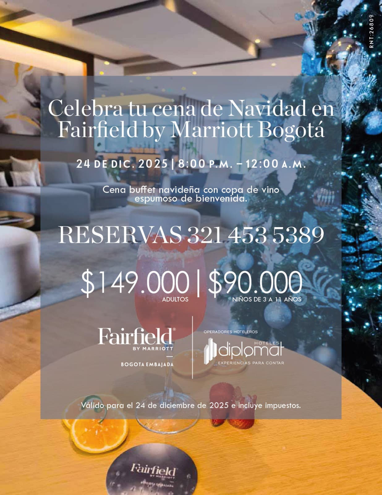 Cena de Navidad Fairfield